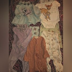 3-6 Months Disney Baby 5 Outfits